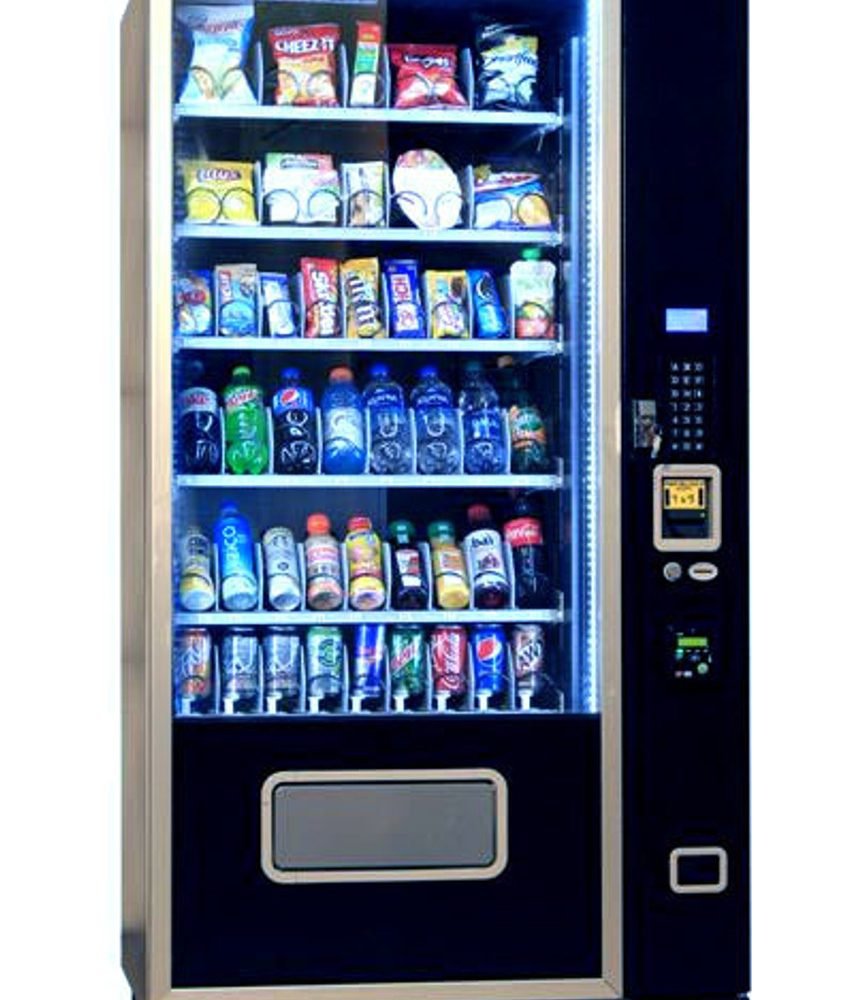 Glass Front Snack and Soda Vending Machine